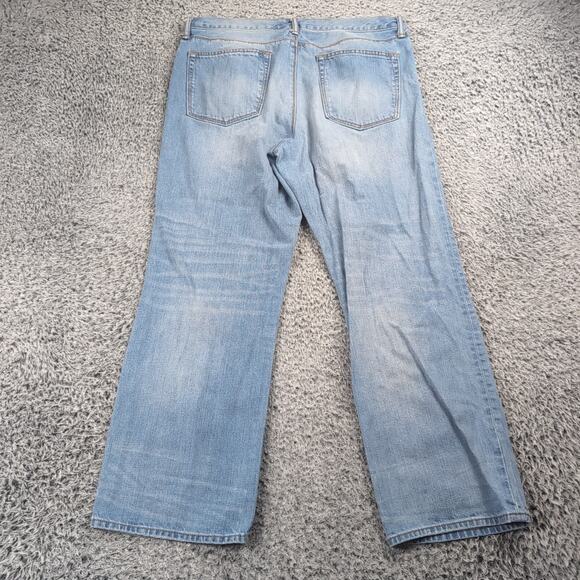 Gap Jeans Men 34x30 Blue Loose Fit Straight Leg Rocker Normcore Denim Stretch - Picture 2 of 9